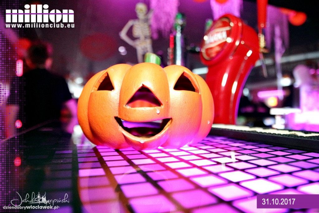 Impreza na Halloween w klubie Million