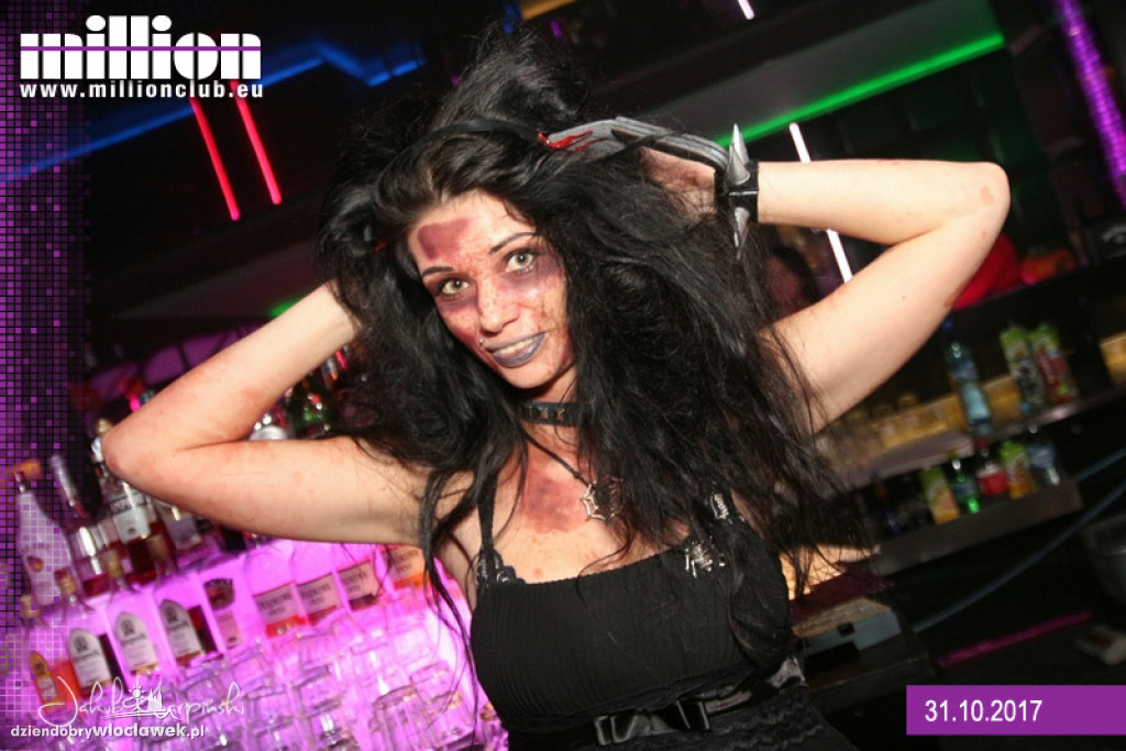 Impreza na Halloween w klubie Million