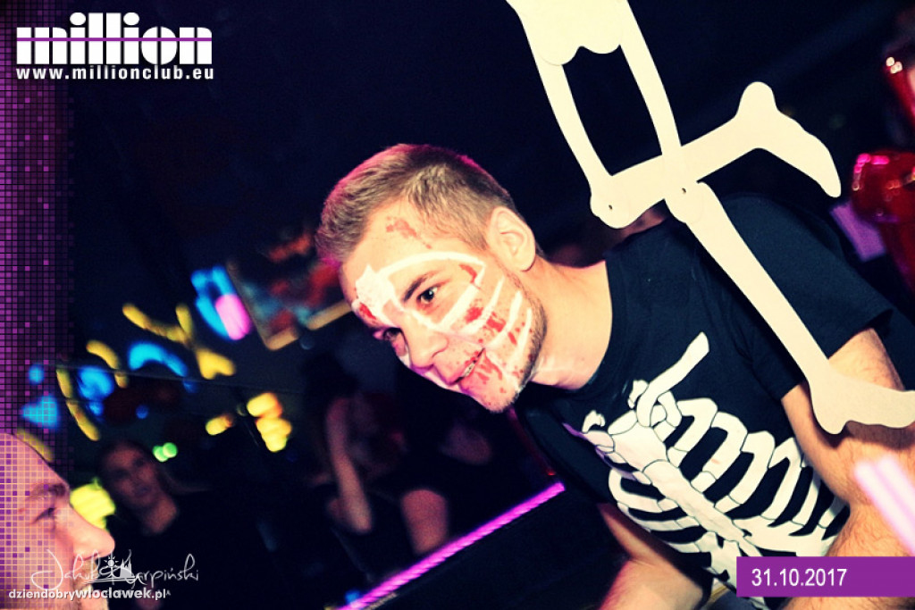 Impreza na Halloween w klubie Million
