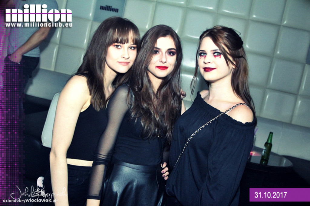 Impreza na Halloween w klubie Million
