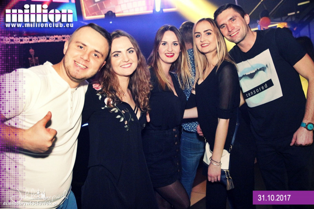 Impreza na Halloween w klubie Million