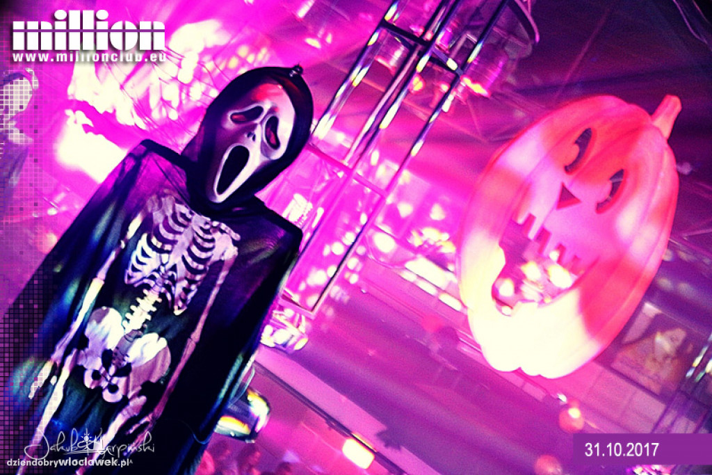 Impreza na Halloween w klubie Million
