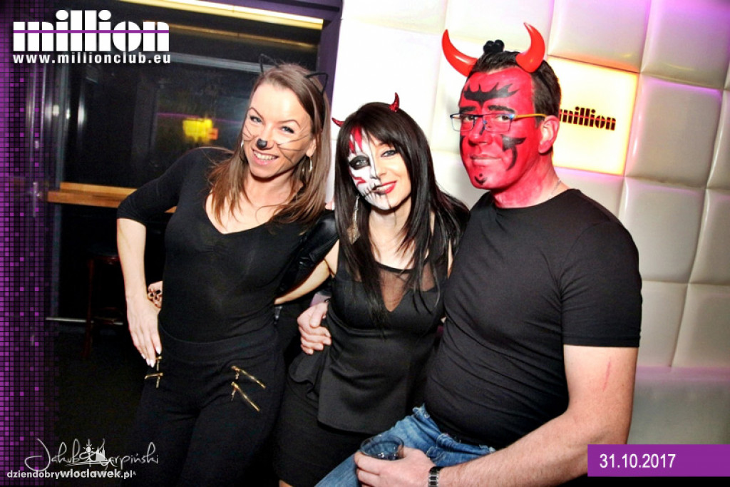 Impreza na Halloween w klubie Million