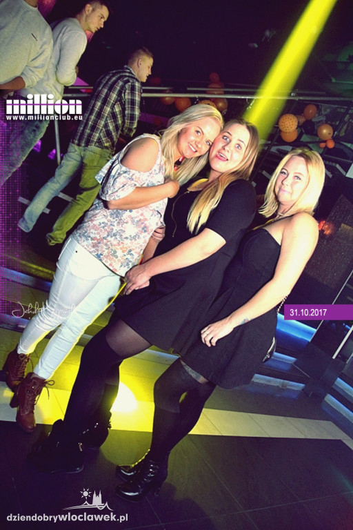 Impreza na Halloween w klubie Million