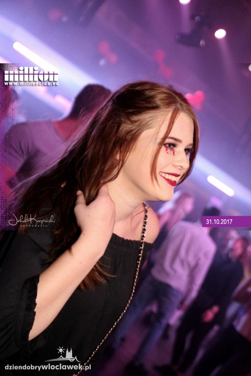Impreza na Halloween w klubie Million