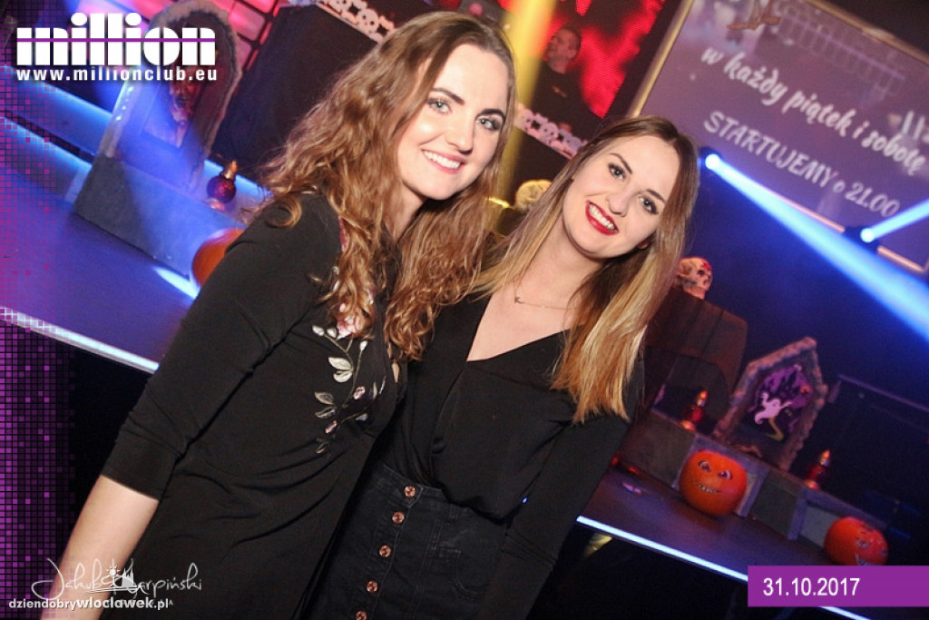 Impreza na Halloween w klubie Million