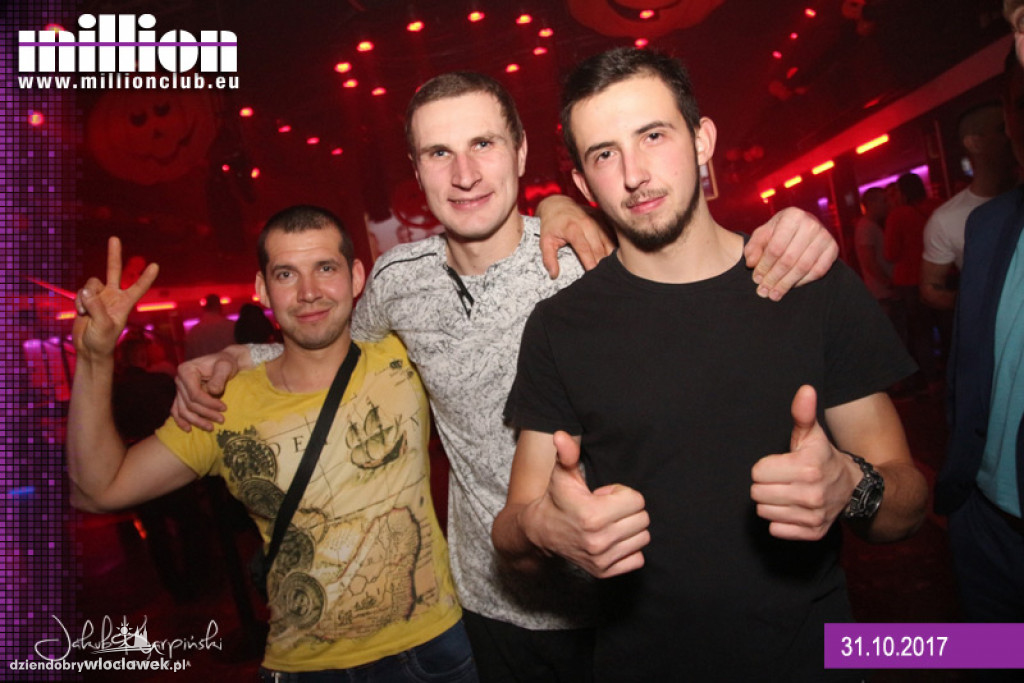 Impreza na Halloween w klubie Million