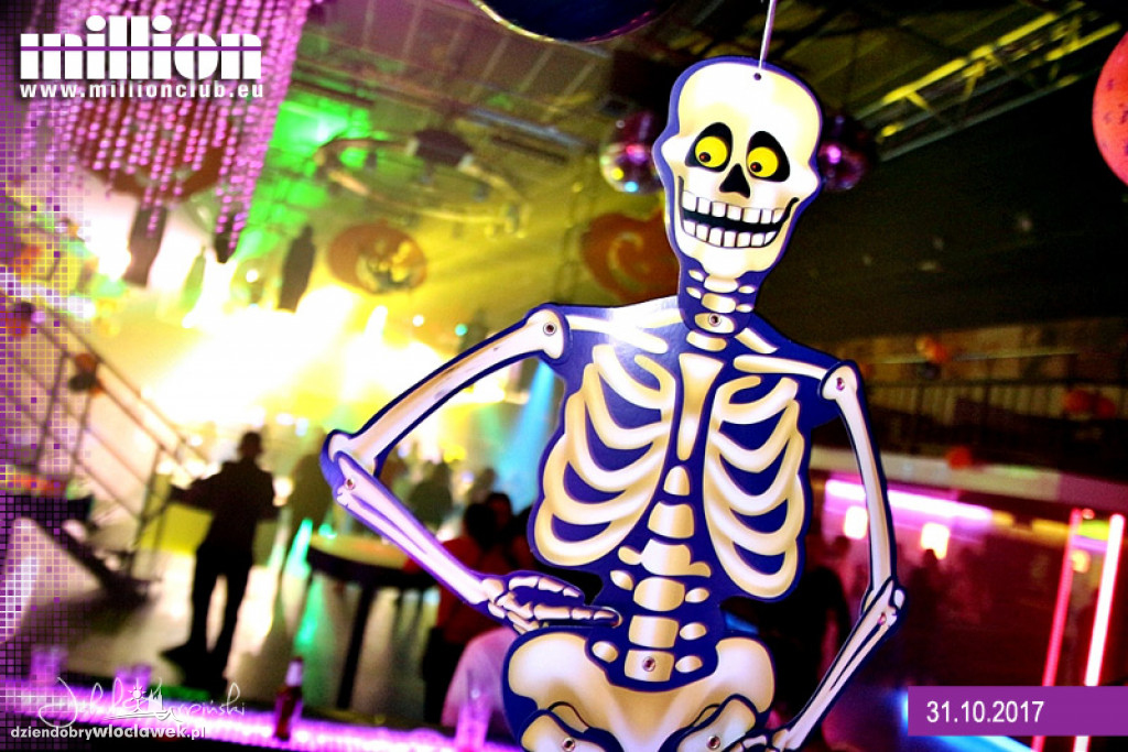 Impreza na Halloween w klubie Million