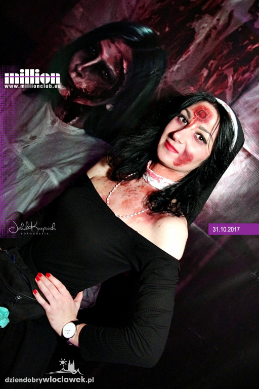 Impreza na Halloween w klubie Million