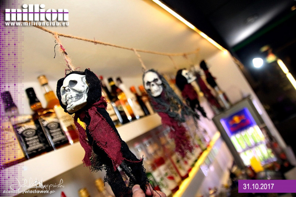Impreza na Halloween w klubie Million