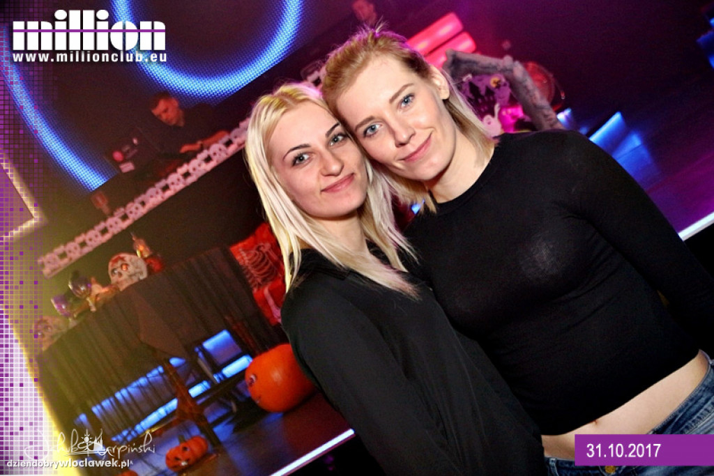 Impreza na Halloween w klubie Million