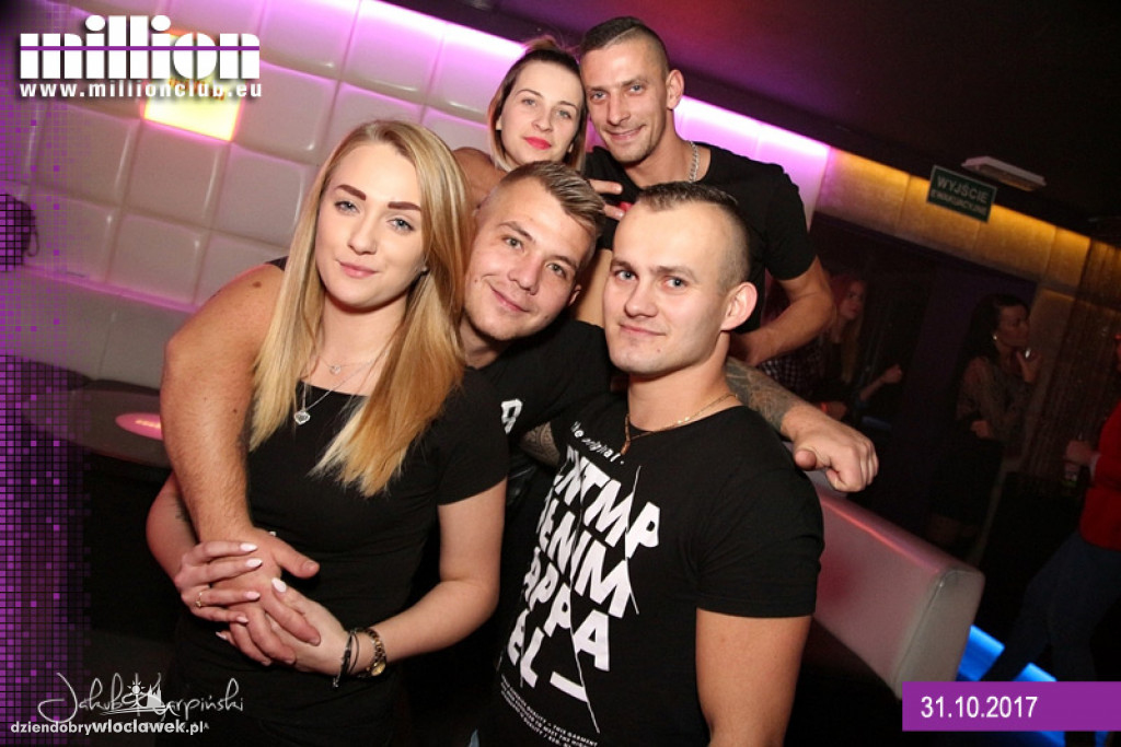 Impreza na Halloween w klubie Million