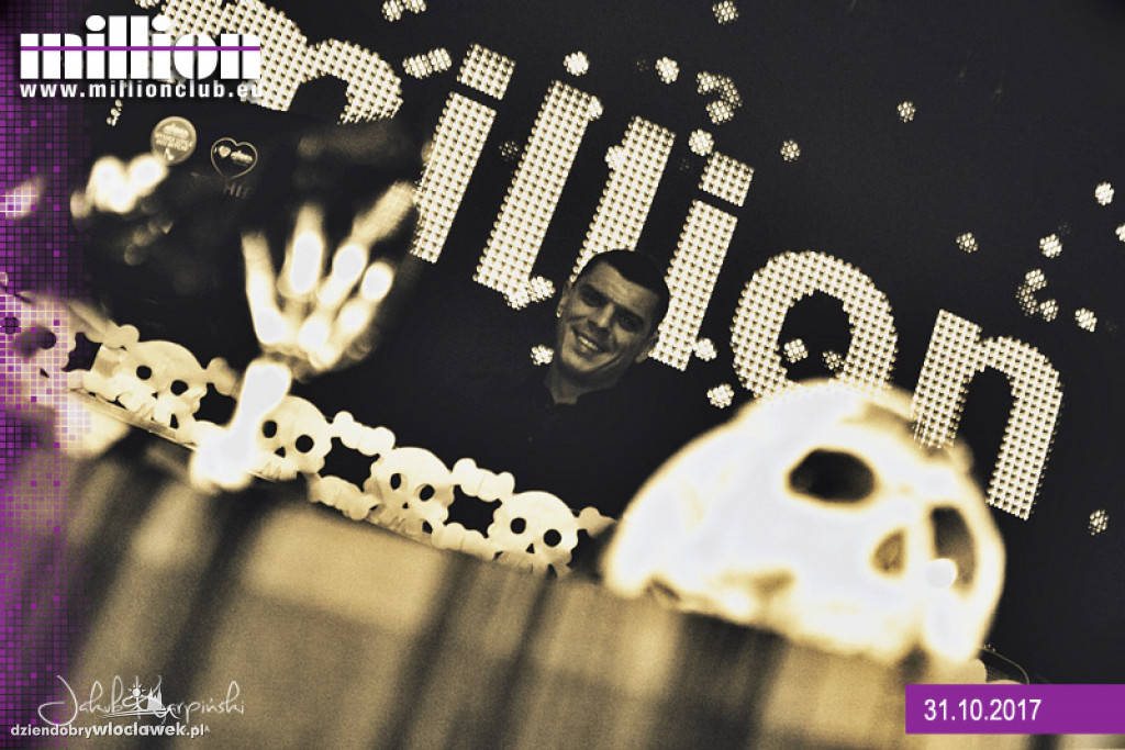 Impreza na Halloween w klubie Million