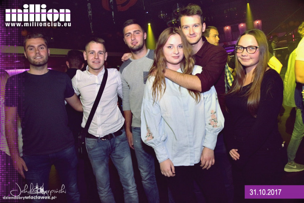 Impreza na Halloween w klubie Million