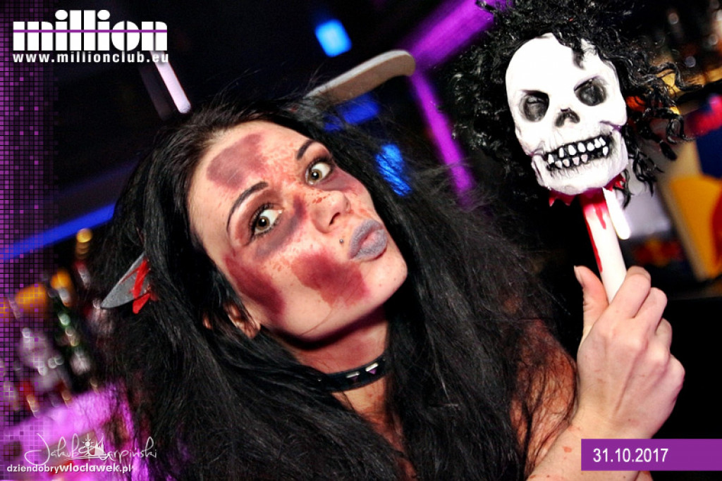 Impreza na Halloween w klubie Million