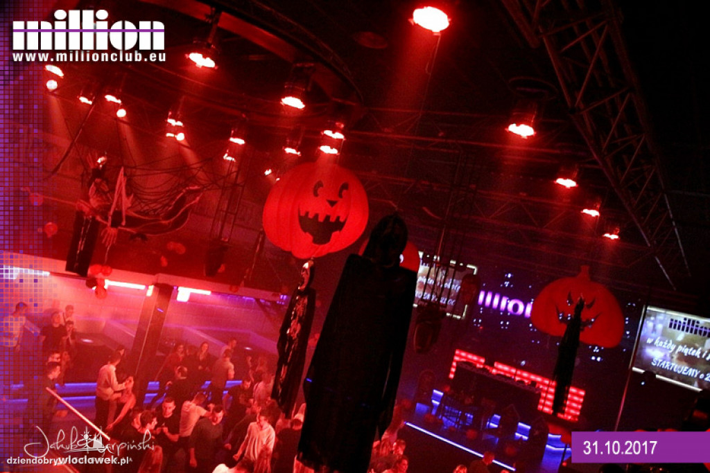 Impreza na Halloween w klubie Million