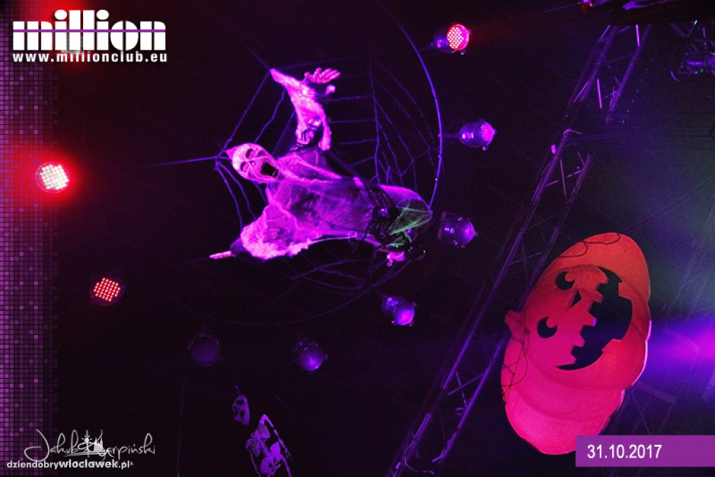 Impreza na Halloween w klubie Million