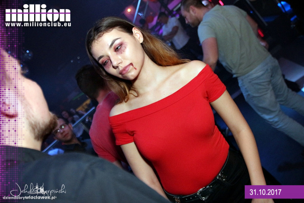 Impreza na Halloween w klubie Million