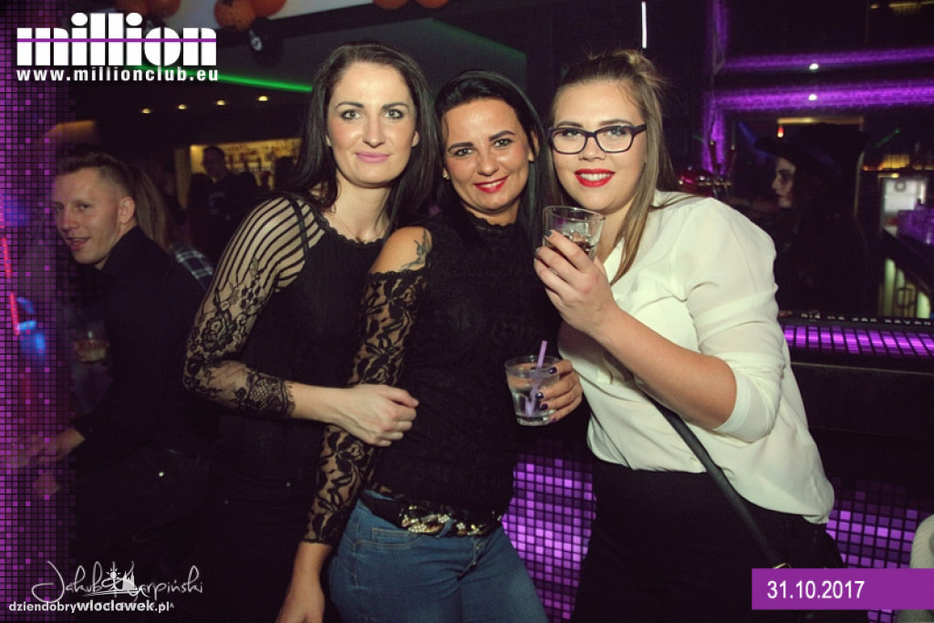 Impreza na Halloween w klubie Million
