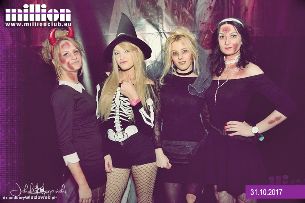 Impreza na Halloween w klubie Million