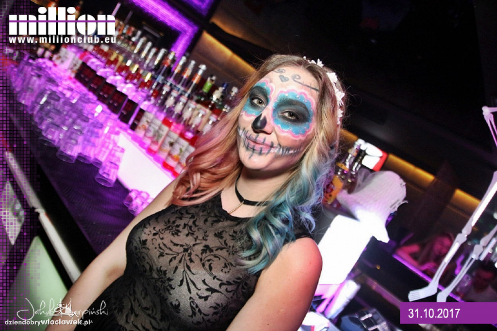 Impreza na Halloween w klubie Million