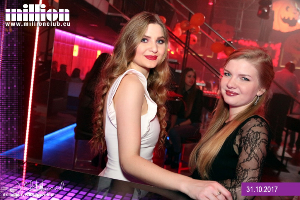 Impreza na Halloween w klubie Million