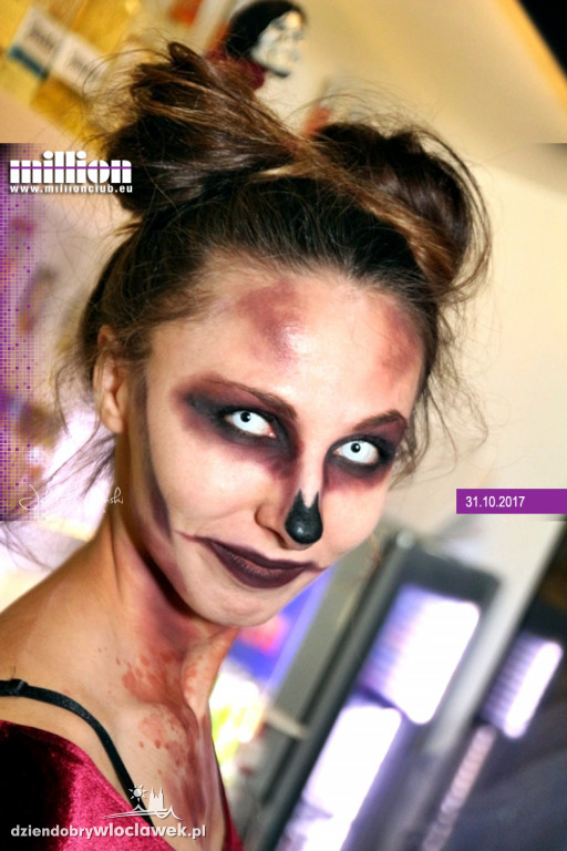 Impreza na Halloween w klubie Million