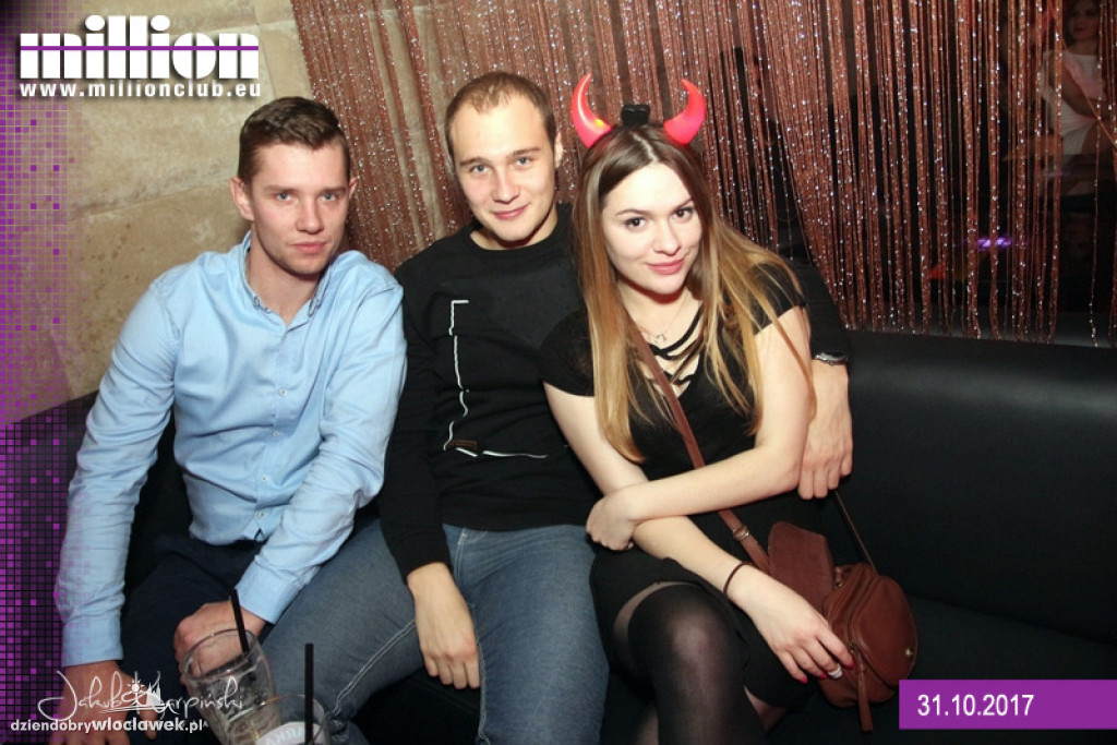 Impreza na Halloween w klubie Million