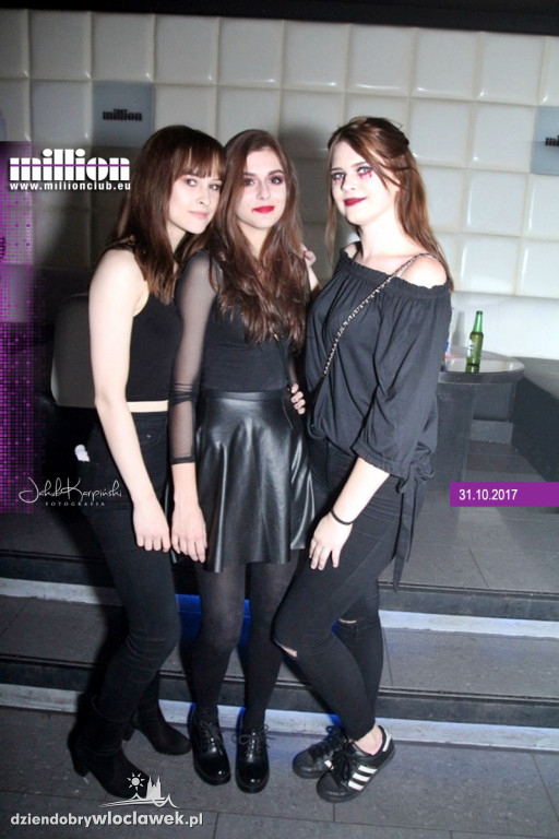 Impreza na Halloween w klubie Million