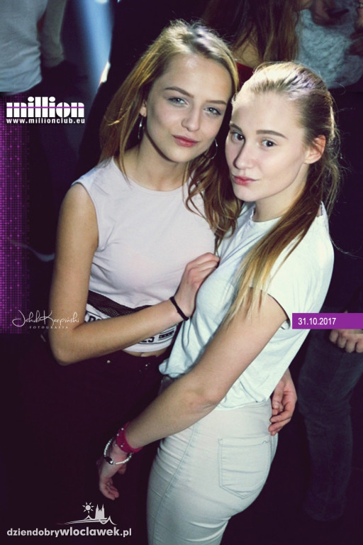 Impreza na Halloween w klubie Million