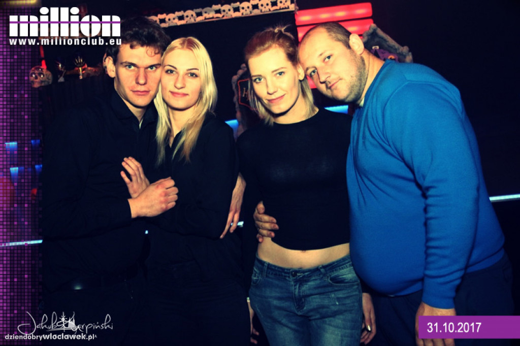 Impreza na Halloween w klubie Million