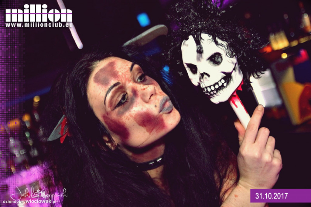 Impreza na Halloween w klubie Million