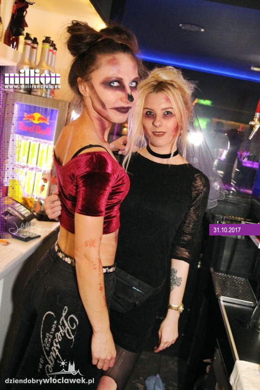 Impreza na Halloween w klubie Million