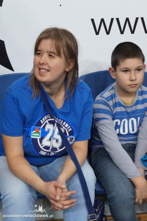 Kibice na meczu Anwil - Legia Warszawa