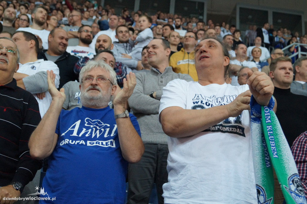 Kibice na meczu Anwil - Legia Warszawa