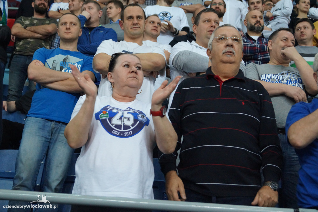 Kibice na meczu Anwil - Legia Warszawa