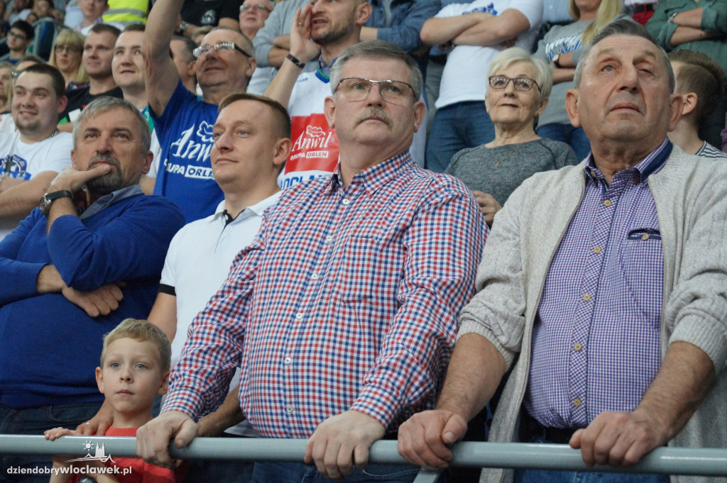 Kibice na meczu Anwil - Legia Warszawa