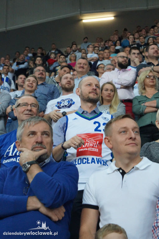 Kibice na meczu Anwil - Legia Warszawa