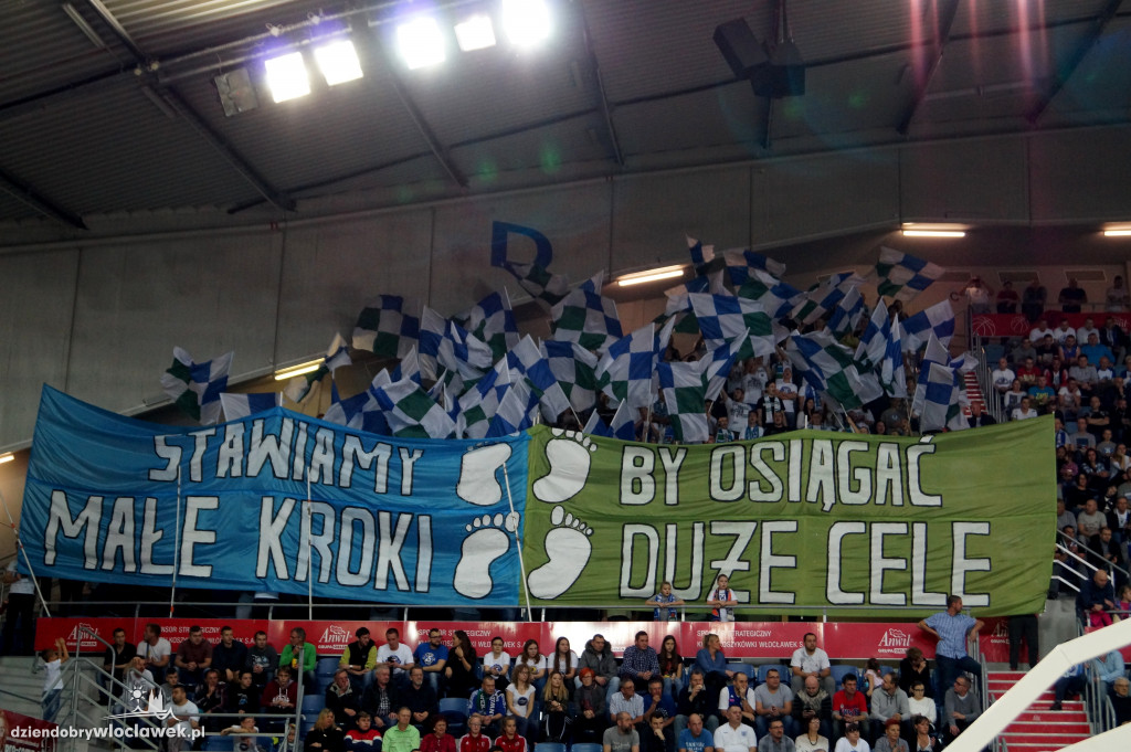 Kibice na meczu Anwil - Legia Warszawa