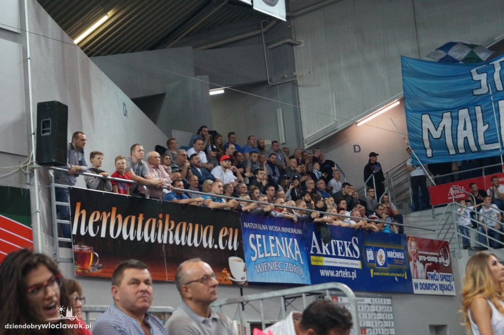 Kibice na meczu Anwil - Legia Warszawa