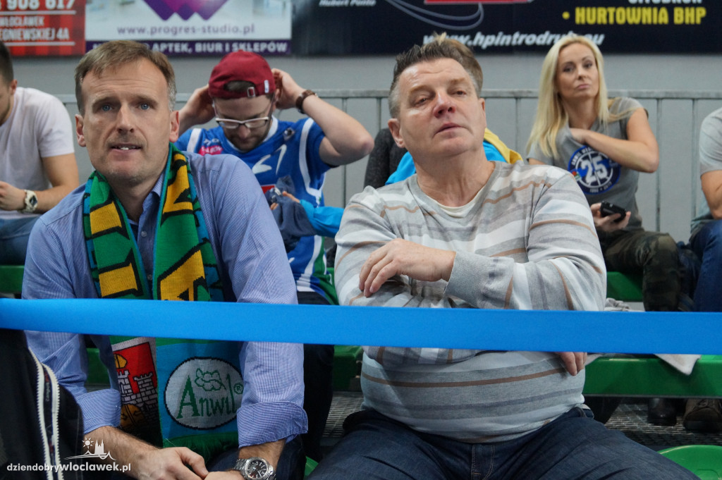 Kibice na meczu Anwil - Legia Warszawa