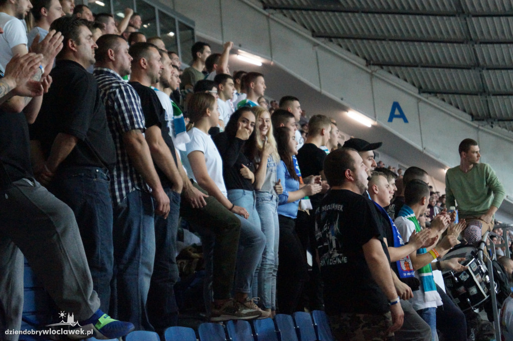 Kibice na meczu Anwil - Legia Warszawa