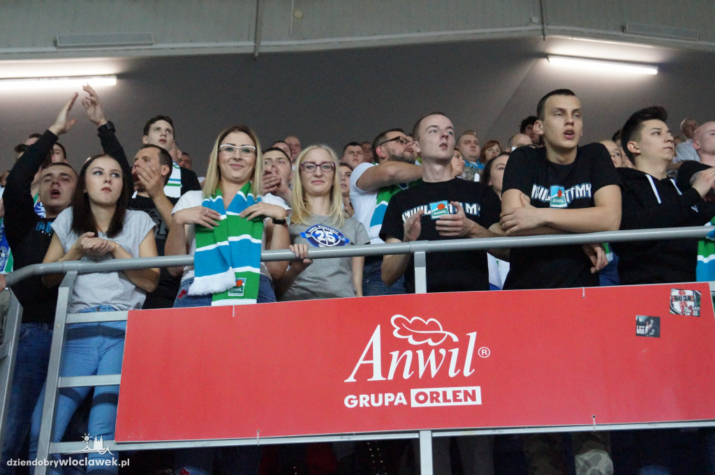 Kibice na meczu Anwil - Legia Warszawa