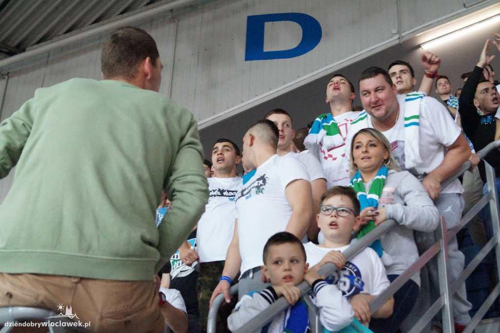 Kibice na meczu Anwil - Legia Warszawa
