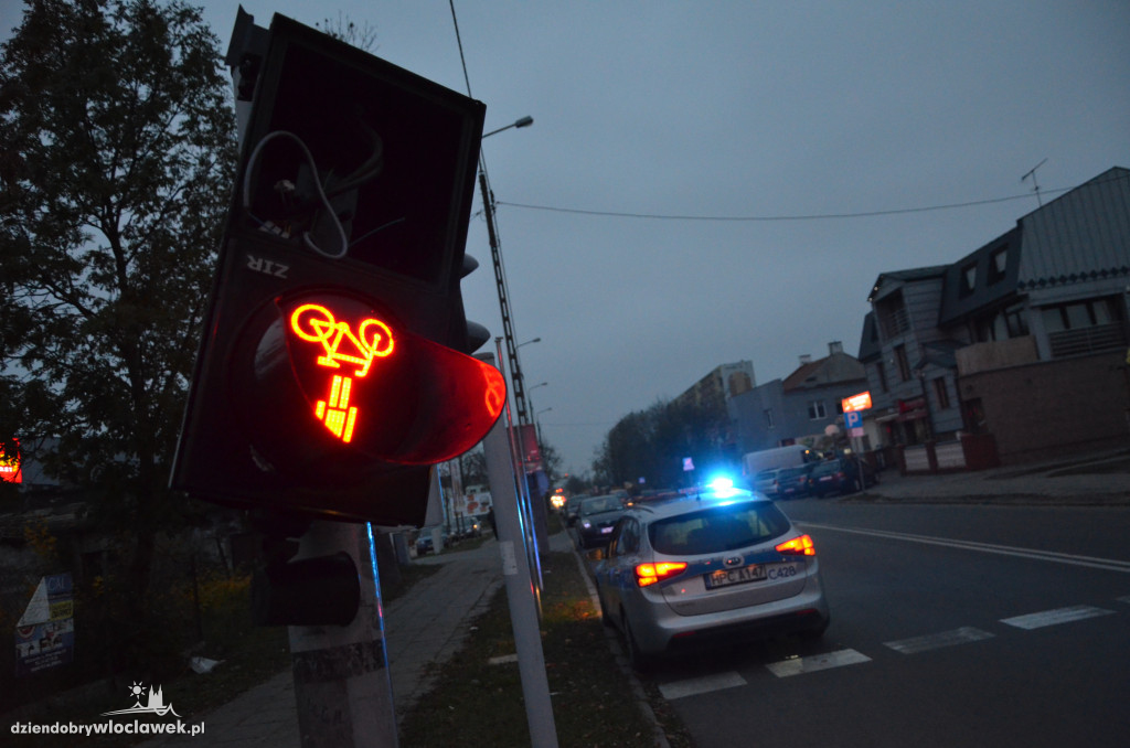 Uszkodził sygnalizator i uciekł