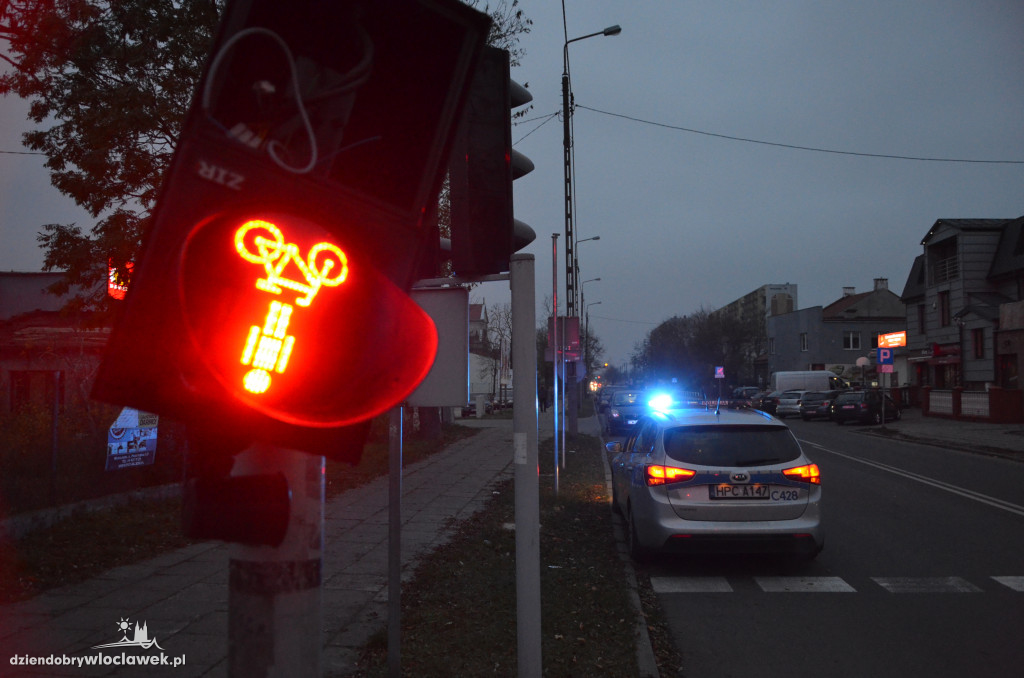 Uszkodził sygnalizator i uciekł