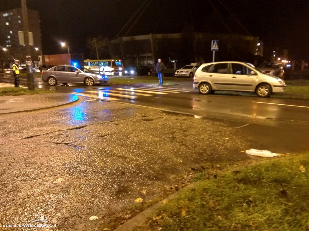 Potrącenie na Ostrowskiej