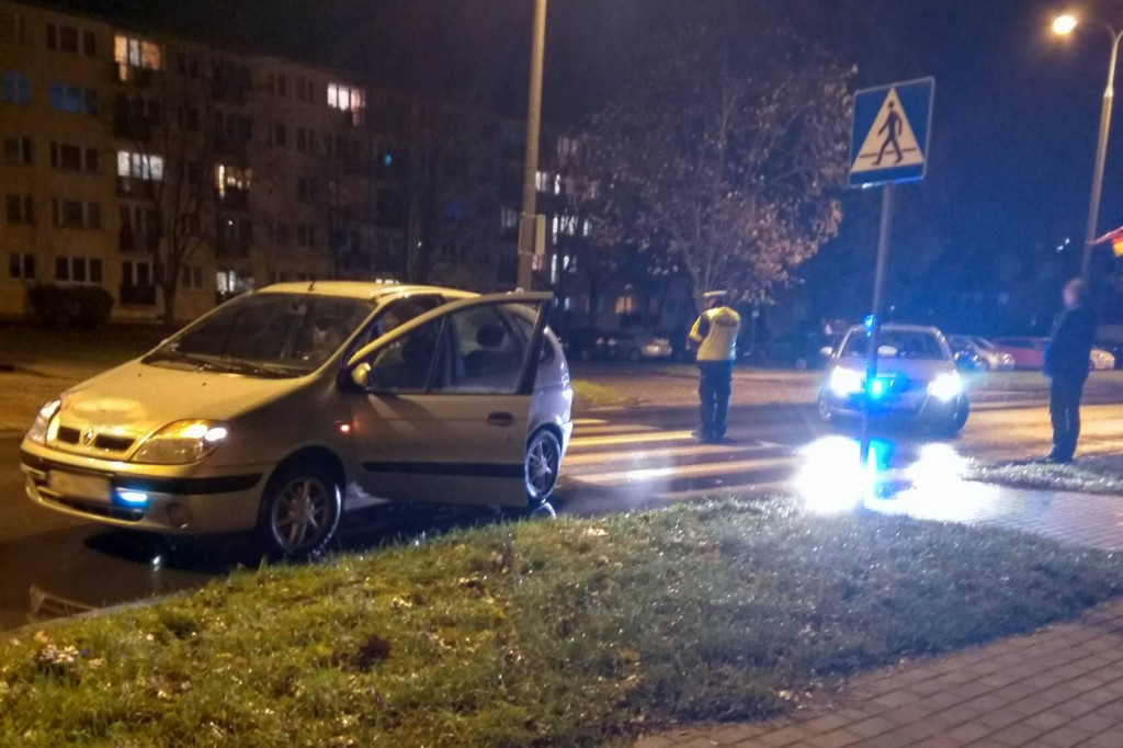 Potrącenie na Ostrowskiej