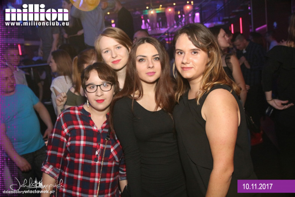Piątkowa impreza w klubie Milion