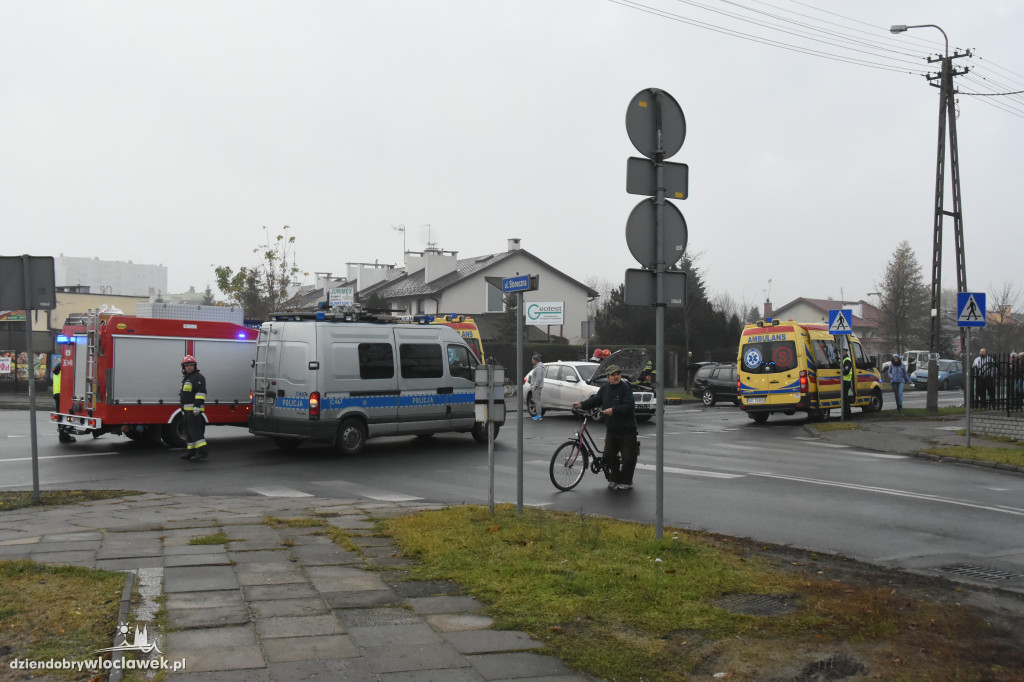 Kolizja! ul. Wiejska zablokowana